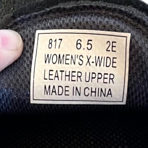 Women's Black Chelsea OrthoFeet Gel Leather Slip-On Comfort Loafer Sz 6.5 X-Wide - Picture 8 of 9